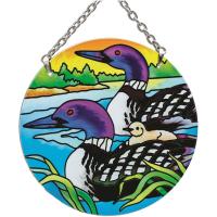 Loon Medium Round Suncatcher-GEJBD108