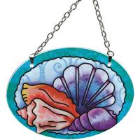 Shells Small Oval Suncatcher-GEJBD116