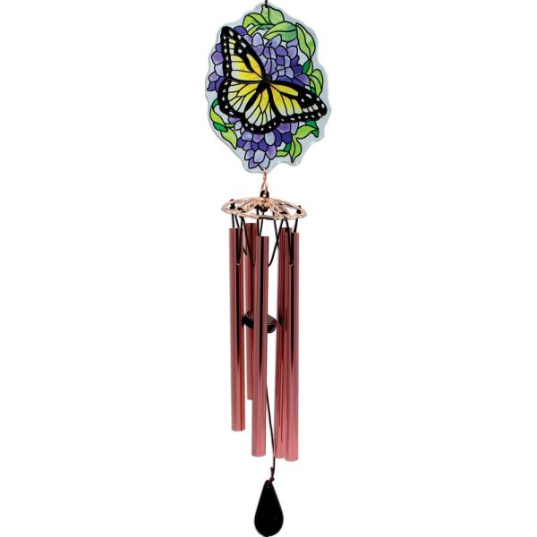 Monarch & Wisteria Windchime