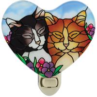 Tiffany Cats Heart Nightlight-GEJBD14