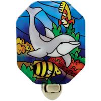 Dolphin Oval Nightlight-GEJBD19