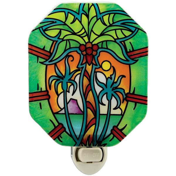 Palm Trees Oval Nightlight