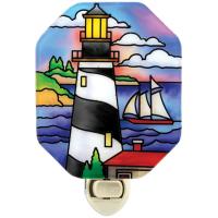 Light House & Sail Boat Oval Nightlight-GEJBD27