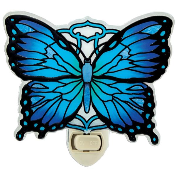 Blue/Black Butterfly Nightlight