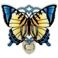 Yellow/Blue Butterfly Nightlight-GEJBD31