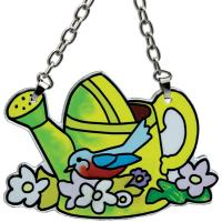 Watering Can Shaped Mini Suncatcher-GEJBD33