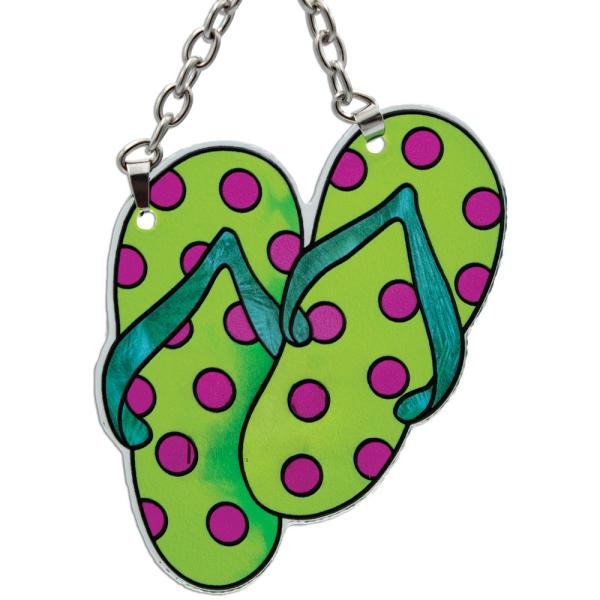 Flip Flops Shaped Mini Suncatcher