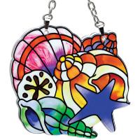 Seashells Shaped Mini Suncatcher-GEJBD43