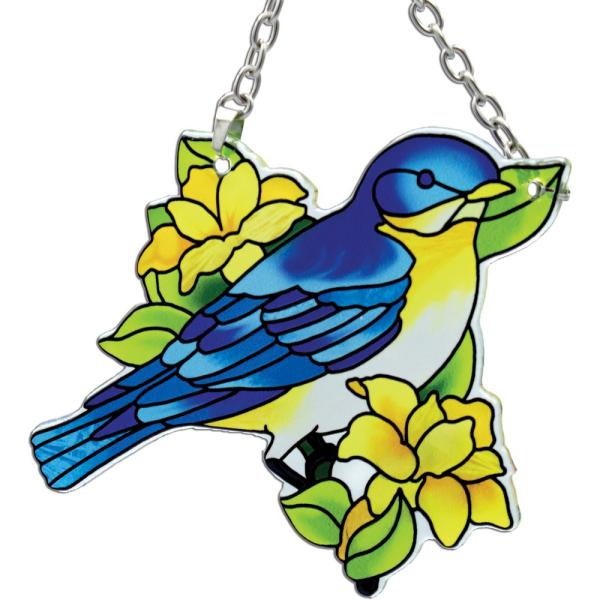 Bluebird Shaped Mini Suncatcher