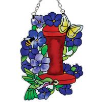 Hummingbird Feeder Shaped Medium Suncatcher-GEJBD62