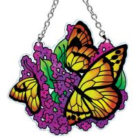 Butterfly Bush Shaped Medium Suncatcher-GEJBD66