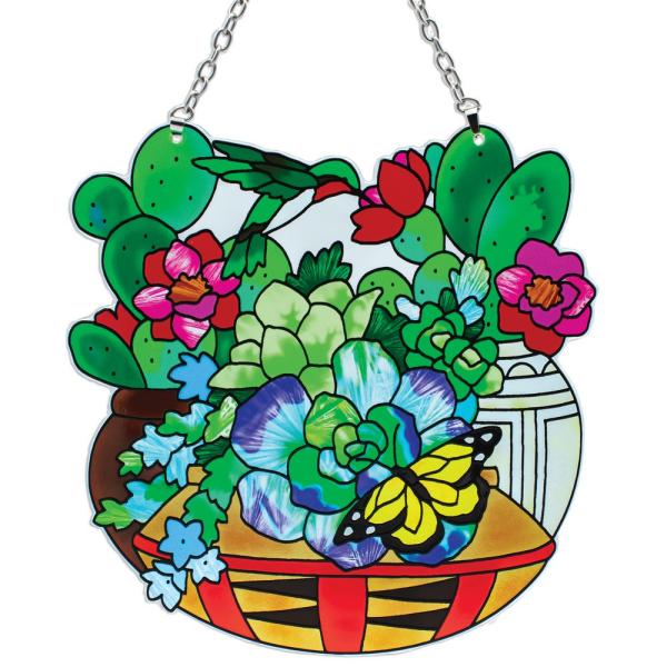 Southwest Succulents Premier Suncatcher