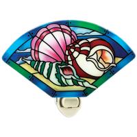 Ocean Shells Fan Shaped Nightlight-GEJBD8