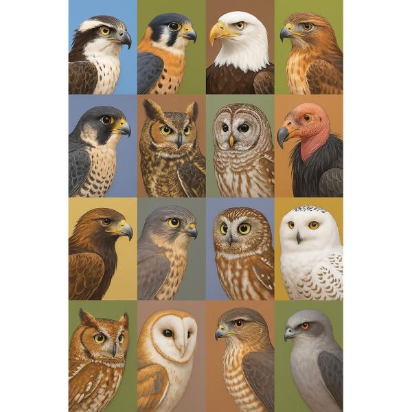 Birds of Prey Friends 1000 Pc Puzzle