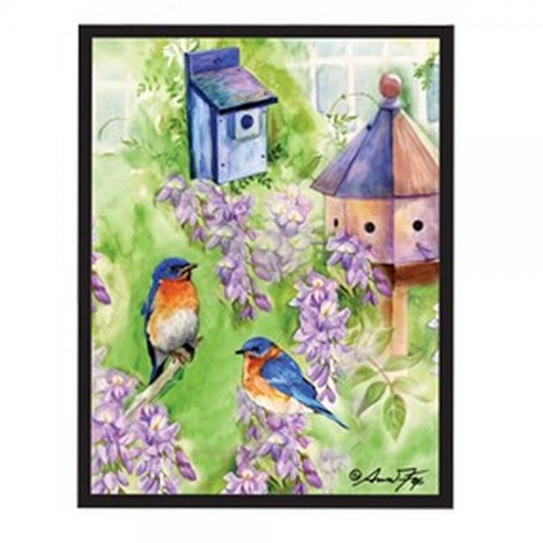 The Bluebird Birdhouse Framed Wall Art
