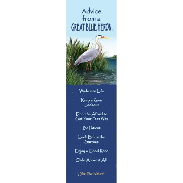 Advice from a Heron Bookmark 12 Pack