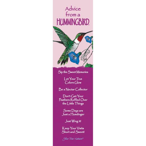 Advice from a Hummingbird Bookmark 12 Pack