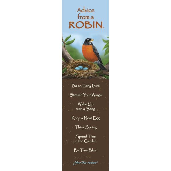 Robin Bookmark Advice 12 pc