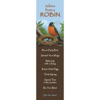 Robin Bookmark Advice 12 pc-BMADVROBN12