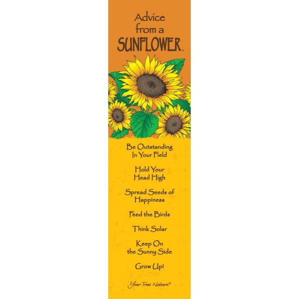 Advice from a Sunflower Bookmark 12 Pack