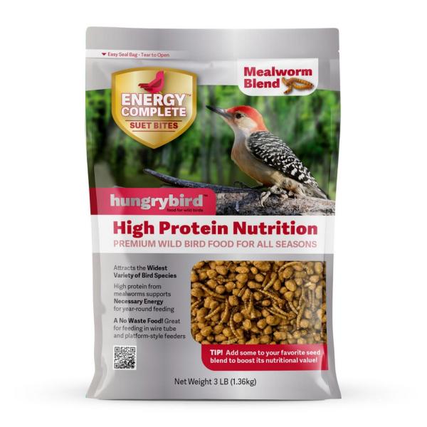 EnergyComplete™ Mealworm Suet Bites 3lb plus freight