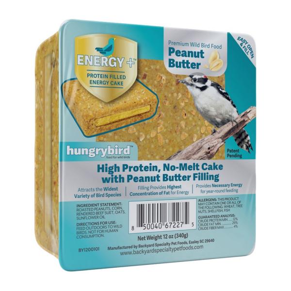 Energy+ Peanut Butter Suet Cake 12oz plus freight