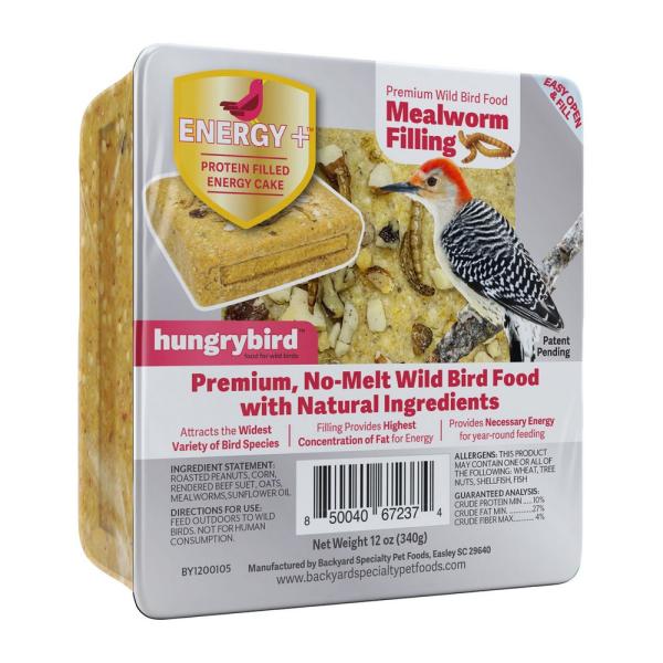 Energy+ Mealworm Suet Cake 12oz plus freight