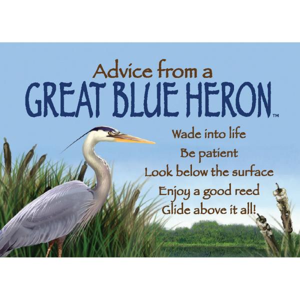 Advice for Life Heron Magnet 6 Pack