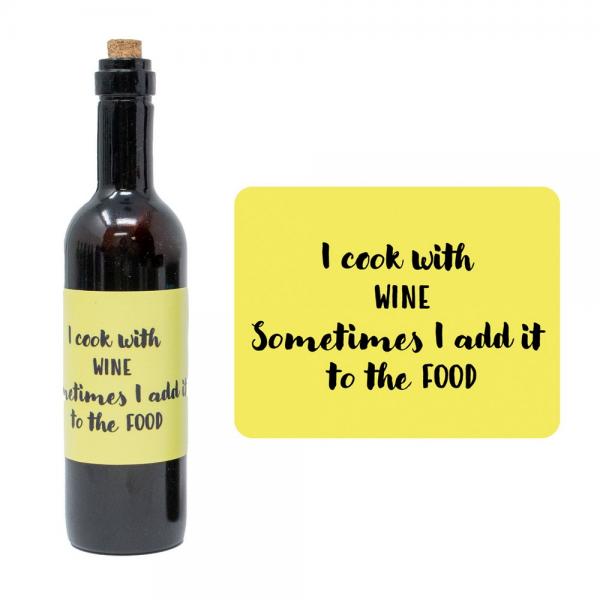 Viniature Magnet I Cook with Wine
