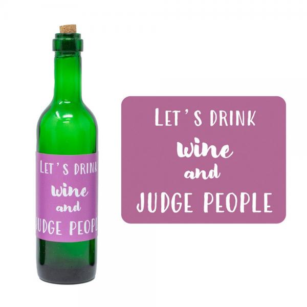 Viniature Magnet Drink Wine and Judge People