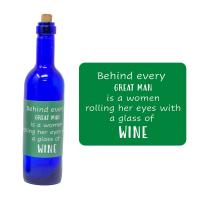 Viniature Magnet Behind Every Great Man-GRAPESCM8