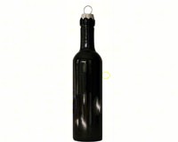 Bordeaux Bottle Wine Bottle Ornament with Silver Hook-GRAPETM20S