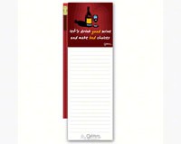 Magnetic Note Pad with Pencil: Let's DGood Wine and Make Bad Choices-GRIMMBAD2MNP
