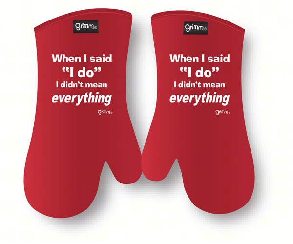 When I said I do I didn't mean everything Oven Mitt