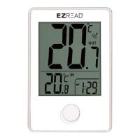 Digital Thermometer w/ Clock-HW8401501