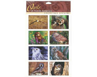 Sticker Sheet Owls North America-IMP248SHS