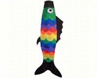 Rainbow Scales Fish Windsock 24 inch X 60 inch-ITB4707