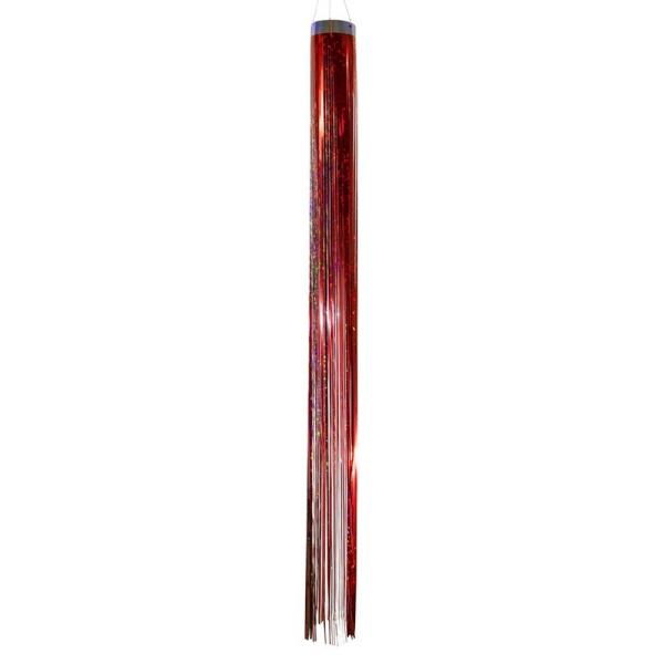 Rainbow Windsock Red Silver