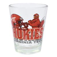 Shot Glass Logo - Virginia Tech Hokies-JENKINS33495