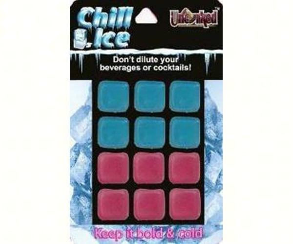 Plastic Ice Cubes 12 ct. Blue