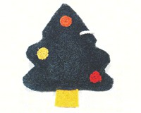 Christmas Tree Loofah Kitchen Scrubber-LOOF5001