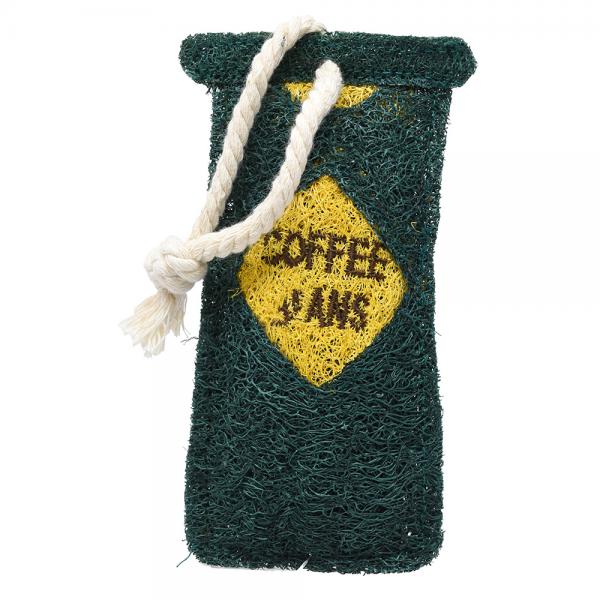 Bag of Coffee Beans Loofah Kitchen Scrubber