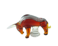 Glass Bottle Stopper Bull-14310