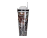 Slurp N' Snack Tumbler For Snack And Drink - Forest Camo-AC3017SS