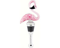 Glass Flamingo Bottle Stopper-BS-084