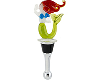 Glass Mermaid Coastal Collection Bottle Stopper-BS-117C