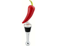 Glass Chili Pepper Bottle Stopper-BS-194
