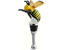 Glass Bee Bottle Stopper-BS-399
