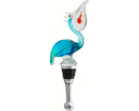 Glass Pelican Bottle Stopper-BS-406