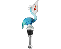 Glass Pelican Coastal Collection Bottle Stopper-BS-406C